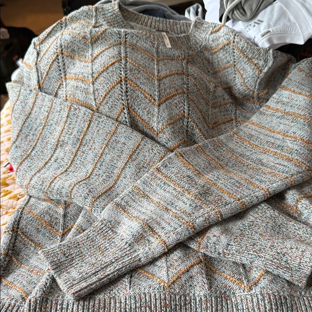 Free People Zig Zag Sweater
